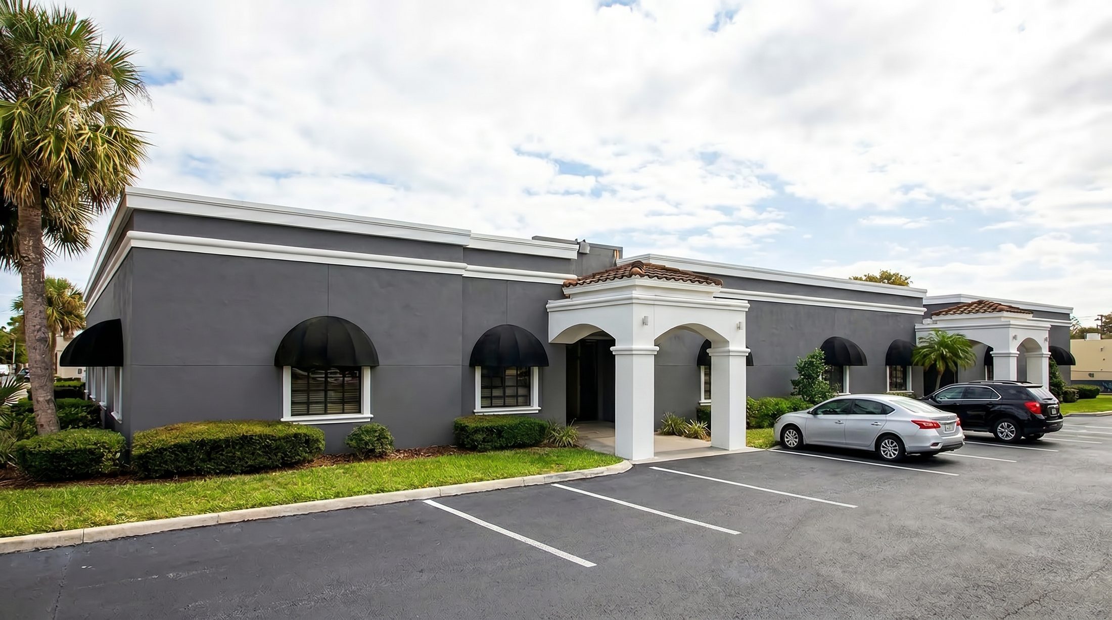 Front entrance angled view